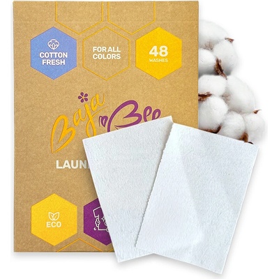 BajaBee, Pracie pásiky 48 praní, Cotton fresh, 48 ks