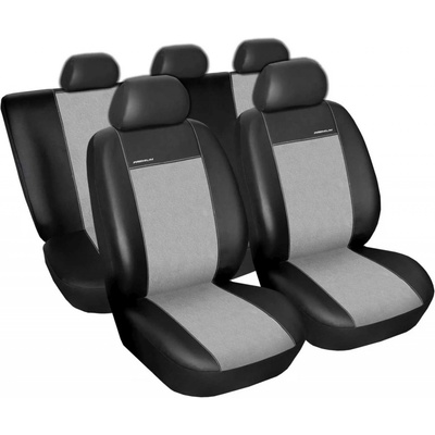 Autopotah Automega Renault CLIO III, 2005-2012, Eco kůže + alcantara šedé