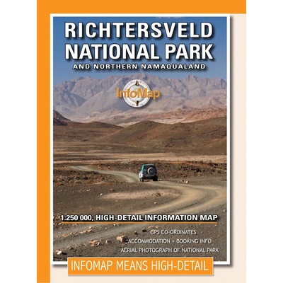 Craenen BBV distribuce mapa Richtersveld NP and Northern Namaqualand 1:250 t.