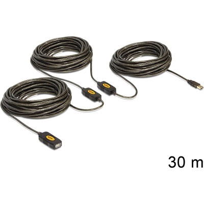 Delock кабел USB 2.0, активен 30 м (83453)
