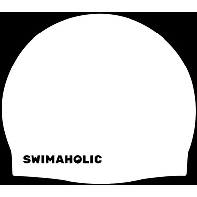 Swimaholic плувна шапка swimaholic seamless cap бял
