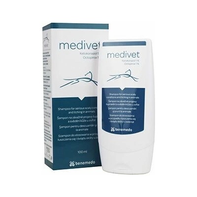 Medivet šampón proti šupín.a svrbenie kože zvierat 100 ml