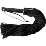 Rouge Long Suede Flogger Leather Handle Black