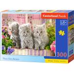 Castorland Пъзел Castorland от 300 части - Три сиви котенца (B-030330) - ozone