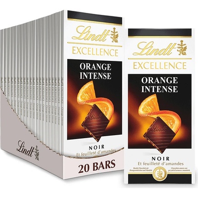 Lindt Excellence Dark Orange 20 x 100 g