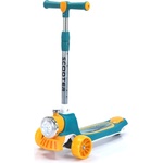 Armtoys ДЕТСКА ТРОТИНЕТКА scooter СЪС СВЕТЕЩ ФАР 4 ЦВЯТА - igrachko Тротинетка, скутер