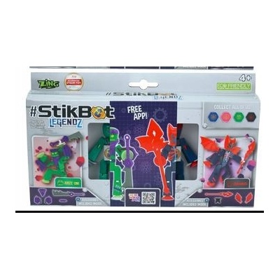 StikBot STIK BOT akčné figúrky 2ks LEGENDZ S1532