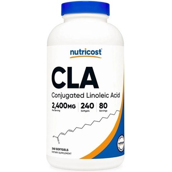 Nutricost CLA, 2400 mg, 240 софтгел капсули, Nutricost (57311 (083101) NC)