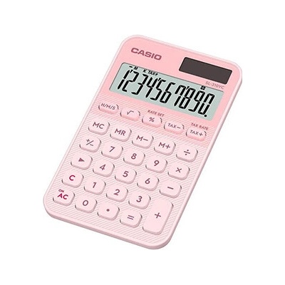 Casio Kalkulačka SL 310 YC LP, ružová duálne napájanie