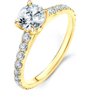 Image 1 of SAVICKI Годежен пръстен Share Your Love: злато, бял сапфир