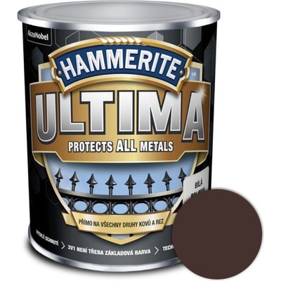 HAMMERITE ULTIMA 3v1 Tmavo hnedá RAL8017 lesklá,2,5L