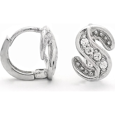 Šperk Holíč strieborné náušnice s kamienkom N200