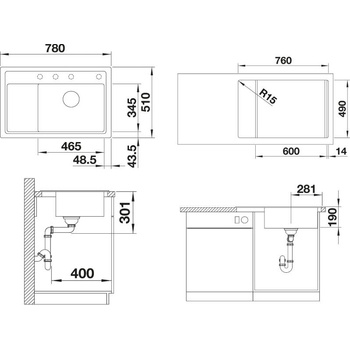 Image 1 of BLANCO ZENAR XL 6 S Compact (523778)