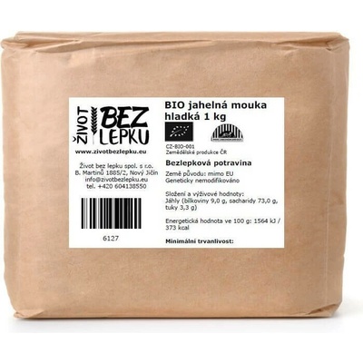 Život bez lepku BIO pšenová múka hladká 1 kg