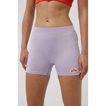 Ellesse Къси панталони Ellesse дамски в лилаво с изчистен дизайн със стандартна талия (SCM08897)