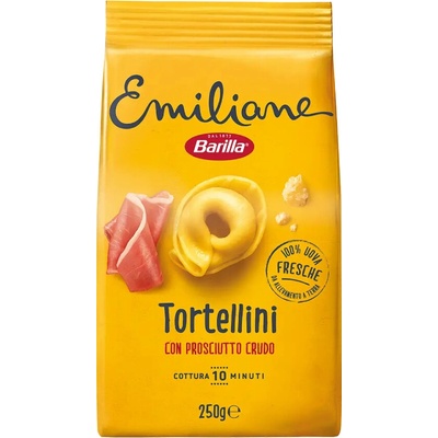 Barilla Emiliane vaječné Tortellini s prosciuttom a syrom Grana Padano DOP 10 x 250 g