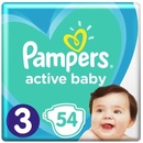 Pampers active baby 3 54 ks