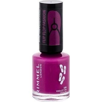 Rimmel London 60 Seconds Flip Flop lak na nechty 336 Violet en Vogue 8 ml