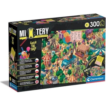 Clementoni MYSTERY PUZZLE 300 части - Хвани крадеца в лунапарка (21715)