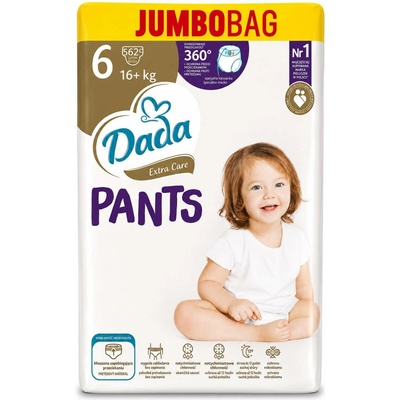 Dada BAG extra care PANTS 6 16+kg 62ks