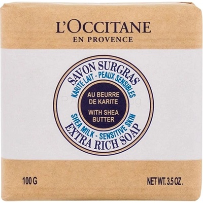 L'Occitane Shea Milk Extra Rich Soap сапун с масло от ший за чувствителна кожа за жени 100 гр