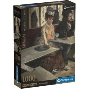 Clementoni Пъзел Clementoni от 1000 части - Двама в кафенето (39974)