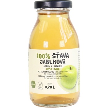 Zdravo Organic Šťáva jablko 100% 200 ml