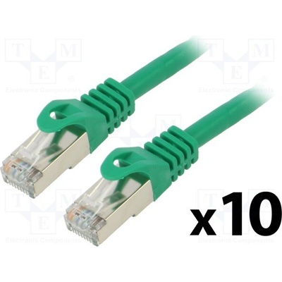 Lanberg PCF6-20CC-0050-G Patch F/UTP Cat 6 RJ45 vidlice z obou stran lanko CCA