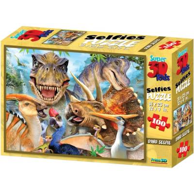Prime3D Dinosauří selfie 3D 100 dílků