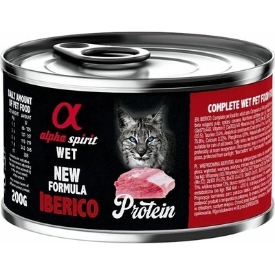 Alpha Spirit Cat Adult Iberico Pork Protein 200 g