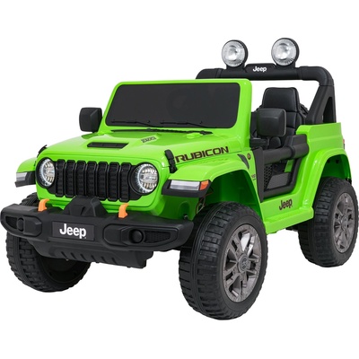 Ramiz Jeep Wrangler Rubicon Lift 4x4, 24V Elektrické autíčko zelená
