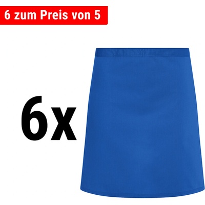 G.Gastro 6 ks Karlowsky Zástěra do pasu Basic modrá D9785706
