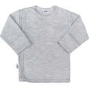 Kojenecká trička a košilky New Baby Kojenecká košilka Classic II šedá