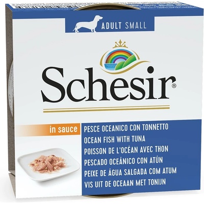Schesir Dog Adult Oceánske ryby a tuniak 85 g
