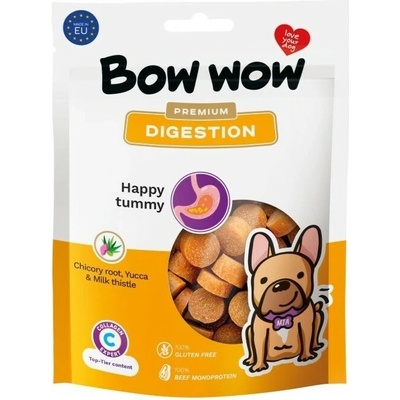 BOW WOW Premium Digestion funkčná maškrta na podporu trávenia 60 g