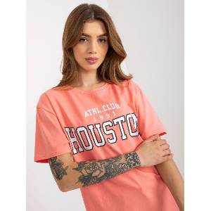 Ex Moda Дамска тениска модел 527-1.26X ex moda цвят прасковен