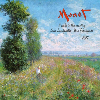 Claude Monet Procházka krajinou 16měsíční, 30 x 30 cm 2027