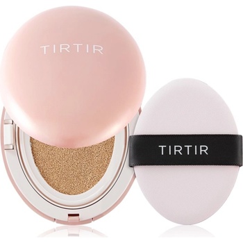 Tirtir Mask Fit Aura Cushion Mini matujúci make-up v hubke 27N Camel 4,5 g