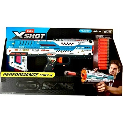 X-Shot PRO SKINS Pistole na šipky + 40 šipek -