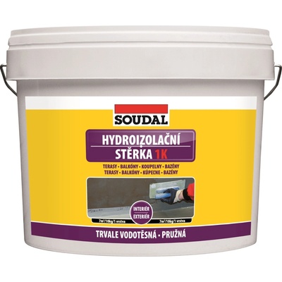 Soudal Hydroizolační stěrka 1K Varianta: Soudal Hydroizolační stěrka 1K 10 kg