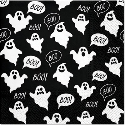 PAW Ubrousky TaT Boo black 33x33cm