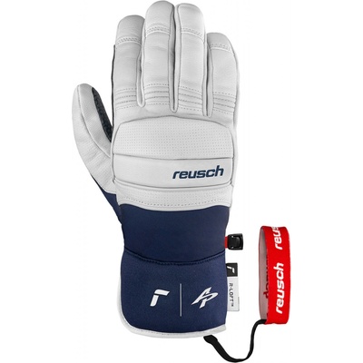 Reusch Alexis Pinturault white/dress blue