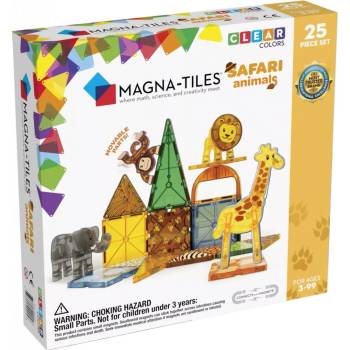 Magna-Tiles Zvířata safari 25 ks