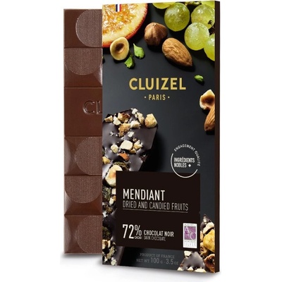 Michel Cluizel Noir 72% Mendiant 100 g