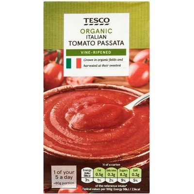 Tesco Bio omáčka z pasírovaných rajčat 500g