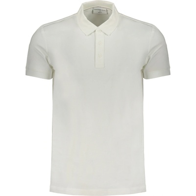 Biele pánske polo tričko Calvin Klein biela XL Calvin Klein 8720109356427
