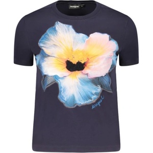 DESIGUAL Дамска тениска с къс ръкав desigual, Размер xl, Цвят Синьо (26swtk03_bl5000)