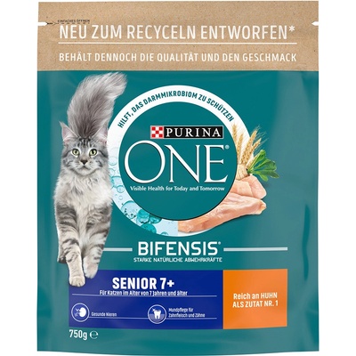 Purina One Bifensis Senior 7+ kura 0,75 kg