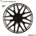 Versaco Тасове за джанти 15'' Versaco Dakar BlackSilver