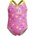 Speedo Цял бански girls print crossback 1pc